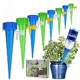 [New Upgrade] Self Watering Spike Slow Release Vacation Plants Watering System Automatic Watering De