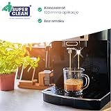 SUPER CLEAN 2 × 1L Uniwersalny Odkamieniacz Ekspres do kawy | Płynny | Do wszystkich maszyn i marek | 20 × odkamienianie | Skuteczny odkamieniacz do ekspresów, czajników i pryszniców