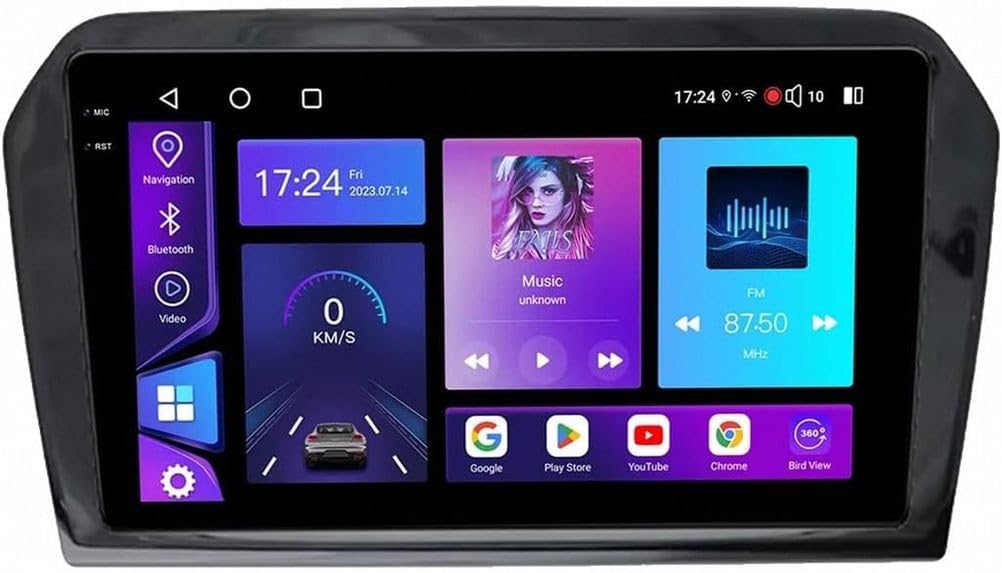 Radio voiture Android 15 8 cœurs stéréo Bluetooth Jetta 2013-2019 - 8