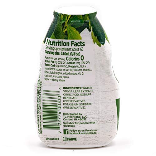 SPLENDA Stevia Liquid Sweetener Drops, 3.38 Fl Oz - Image 6