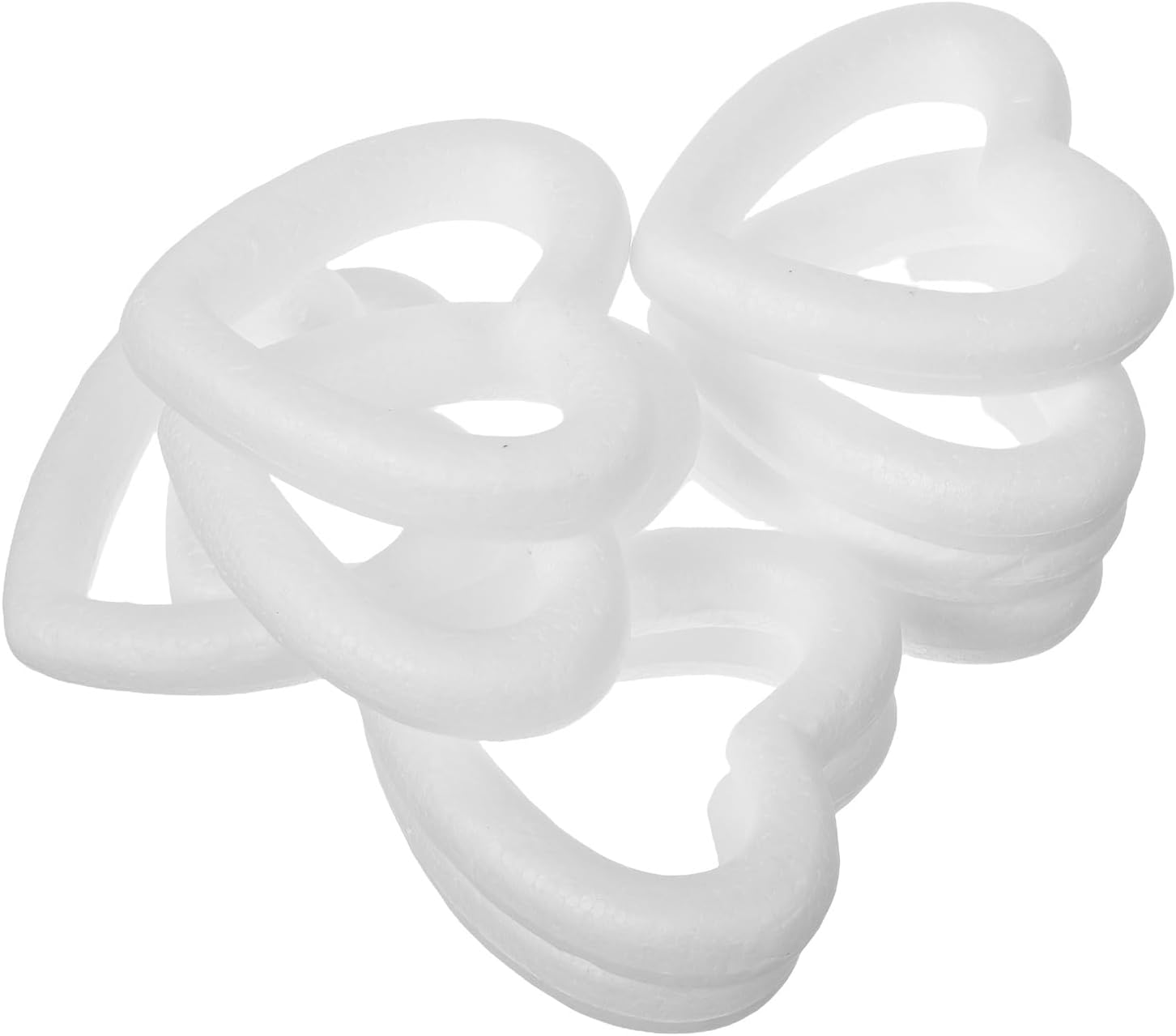 Gadpiparty 10Pcs Heart Shaped Foam, Foam Hearts for Crafts, Shaped Craft Supplies for DIY Wedding Valentine Home Decoration