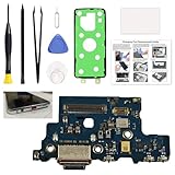Charging Port Replacement Kit Compatible with Galaxy S20 Ultra 5G US Version, SM-G988U, SM-G988U1, SM-G988W Dock Board USB-C Connector, with Instruction Manual, Toolkit
