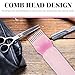 IDEANATEGRATE Hair Oil Applicator Bottles Root Comb Applicator for Hair Coloring and Styling Pink Salon Use Easy to Apply