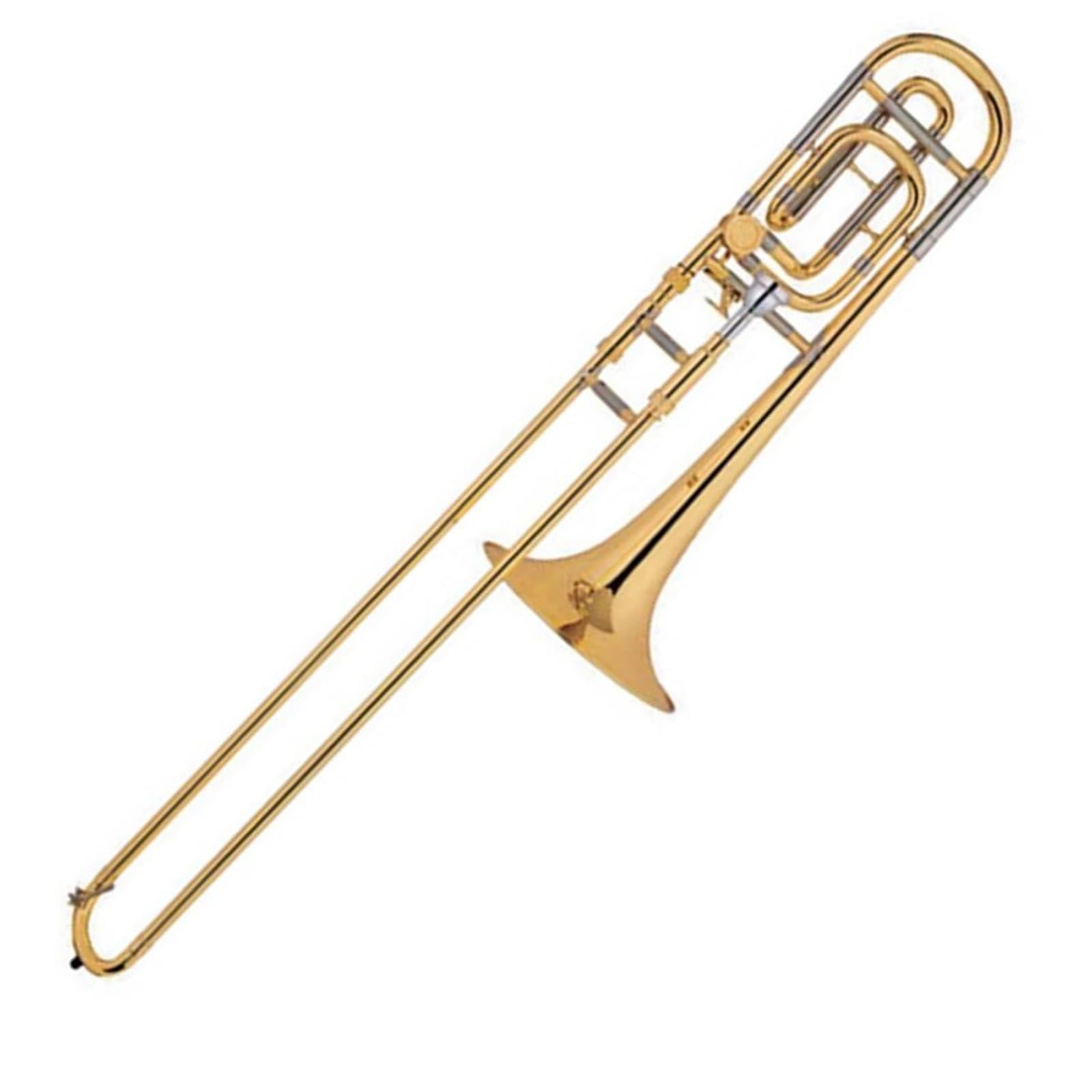 Trombón Vara De Afinación Para Trombón Tenor Lacada En Oro Instrumento De Viento Metal Profesional