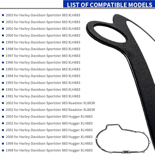 Image of Clutch Primary Cover Gasket O-Ring Kit Compatible with Sportster 883 1200 XLH883 XL883 XLH1200 XL1200 1991-2003 OEM# 34995-89B