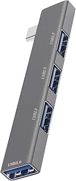 USB Hub for Laptop - USB Hub 3.0, USB 4 Port Splitter, Portable Multiport Adapter, USB Extension Hub, USB Connector for Multiple Devices | Portable USB Adapter for Desktop, Laptop, Flash Drive,