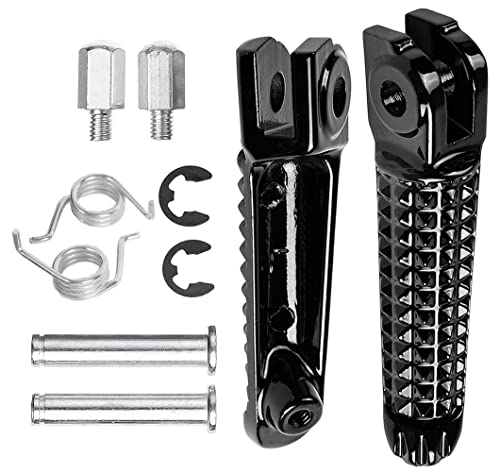 Vpzmt VPZMT-1074-B-US Front Foot Pegs Footrests Pedal Fits For Yamaha Yzf R1 1992-2019/Yzf R1S R1M 2015-2023/Yamaha Yzf R6 1999-2020/Yamaha Yzf R6S 2003-2009 thumb #2