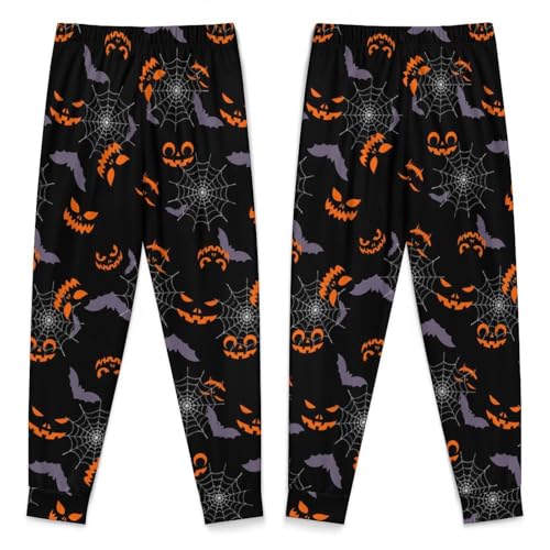 KevaMolly Boys Christmas Halloween Active Sweatpants Kids Elastic Waist Jogger Pants Sweats for Boys Pants3