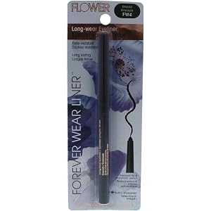 FLOWER BEAUTY Wear Long Wear Eyeliner Pencil - Long Lasting Fade Resistant Smooth Application Retractable Eye Liner Forever