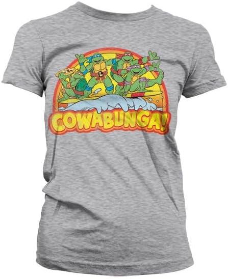 [Teenage Mutant Ninja Turtles] 正式にライセンスされている TMNT - Cowabunga 女性Tシ