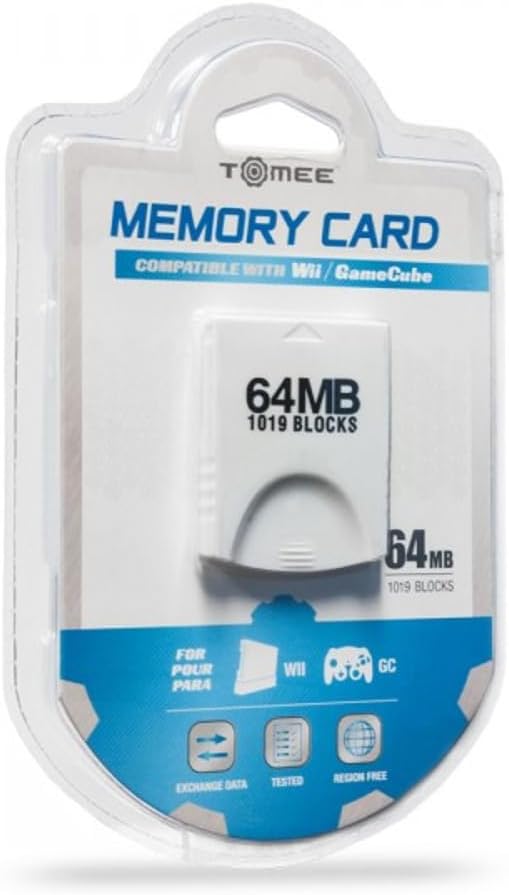 Tomee Wii/Gamecube 64MB Memory Card (1019 Blocks)