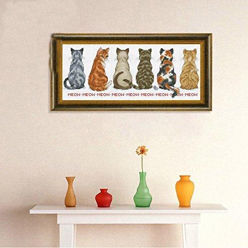 I am The one Glance Back, Egyptian Cotton Thread Counted Cross Stitch Kits,14ct,25396stitch, 5628cm Cross Stitch Kit
