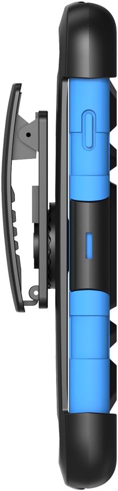 iPhone 6s Case ,i-Blason Prime Kickstand Also Fit Apple iPhone 6 Case (4.7) Dual Layer Holster Cover with Locking Belt Swivel Clip (Blue)