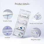 8 Pack XL Shoe Storage Box Organizer,Drop Side Large Shoe Boxes Clear Plastic Stackable Container,Magnetic Sneaker Display Case, Fit up to US 13（13.4”x 10.6”x 8.3”(8 Pack Black) - Image 5