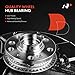 A-Premium Front Left Steering Knuckle & Wheel Bearing Hub Assembly Compatible with Volkswagen Jetta 1999-2005, Golf 1999-2006 2010, Beetle 1998-2010, Driver Side