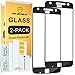 [2-PACK]-Mr Shield For Motorola Moto Z Play [Tempered Glass] [Full Cover] [Black] Screen Protector with Lifetime Replacement Warranty