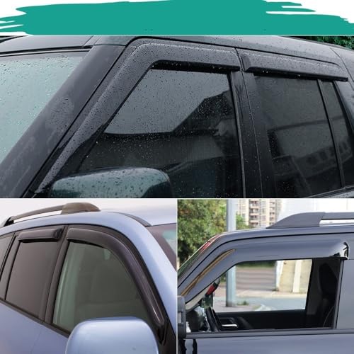 Déflecteurs de vent pour Jaguar S-Type évite la buée et protège de la pluie