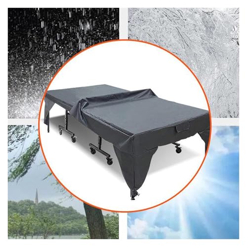 Housse de protection table ping-pong bâche imperméable bâche anti-poussière jardin - 5