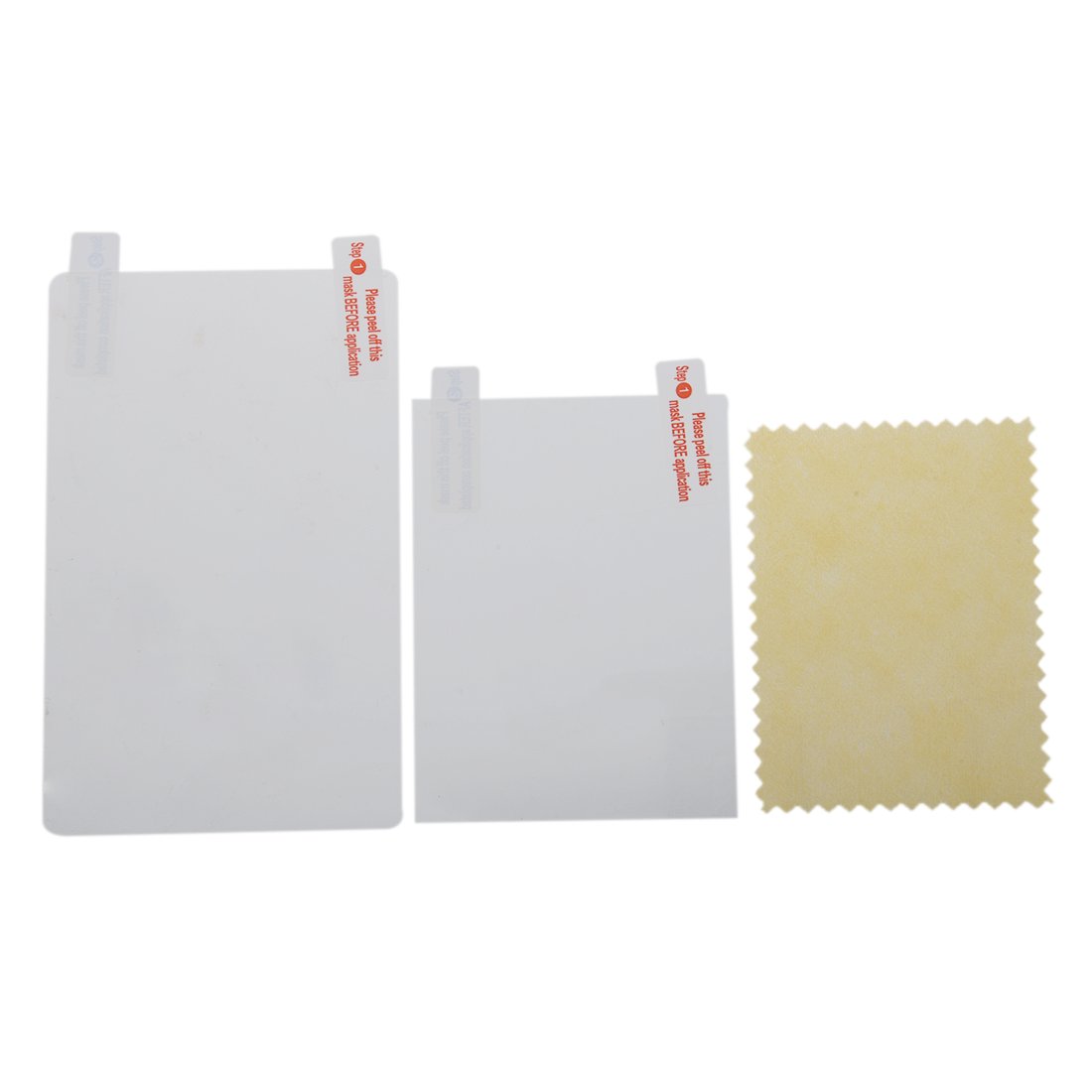 TOOGOO(R) Clear Reusable Top+Bottom LCD Screen Guard Film Protector Compatible With Nintendo 3DS XL [2-Pack Combo]