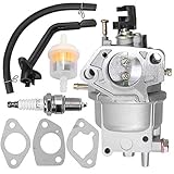 Carburetor for Generac GP6500 GP6500E GP7500E GP5500 8125W Generator Replaces 0J58620157 with Spark Plug Fuel Filter Carb Kit