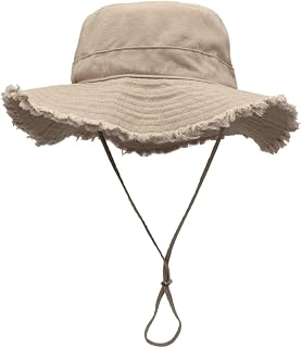Sombrero de pescador para exteriores, varios colores, puede elegir, diseño deshilachado, sombrero de pescador a prueba de sol para adultos