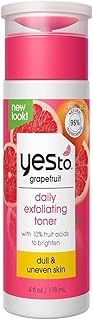 Yes To Tónico exfoliante diario de pomelo, fó...