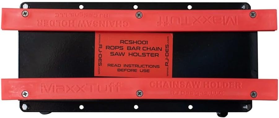 Heavy-Duty Tractor ROPS Chainsaw Holder, Model RCSH001