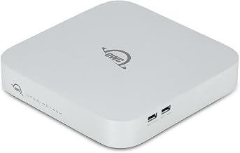 OWC StudioStack 2TB NVMe SSD Thunderbolt 5 Dual-Drive Hybrid Storage and Connectivity Hub That Perfectly Stacks with Mac Studio and 2018-2023 Mac minis. Also Compatible with Other Mac and PC Devices.