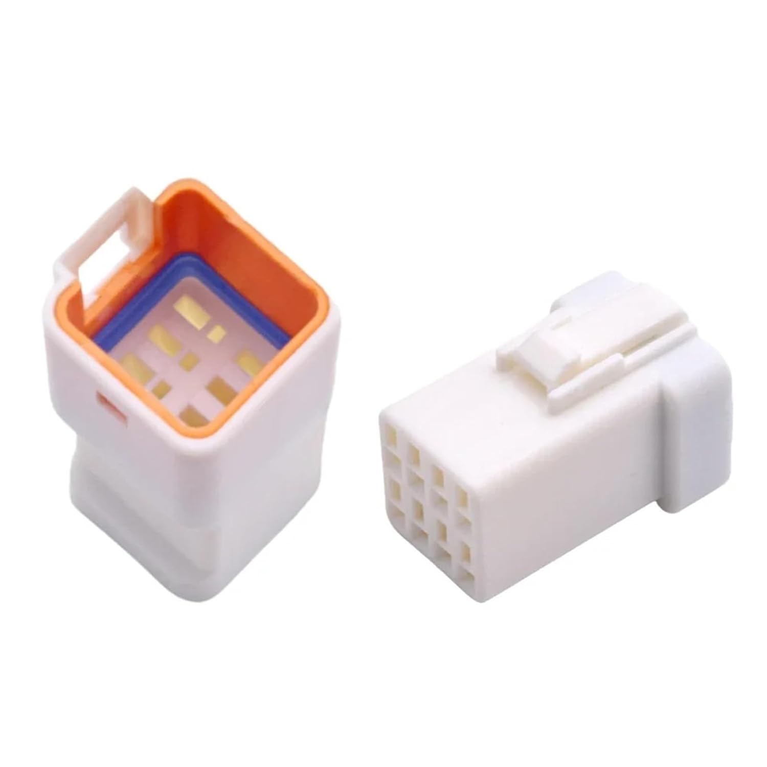 10pcs Micro Male Female JWPF JST 2/3/4/6/8 Pin Automotive Snap Connector Waterproof Housing Wire Plugs Socket with Terminals(8P Male Female Set)