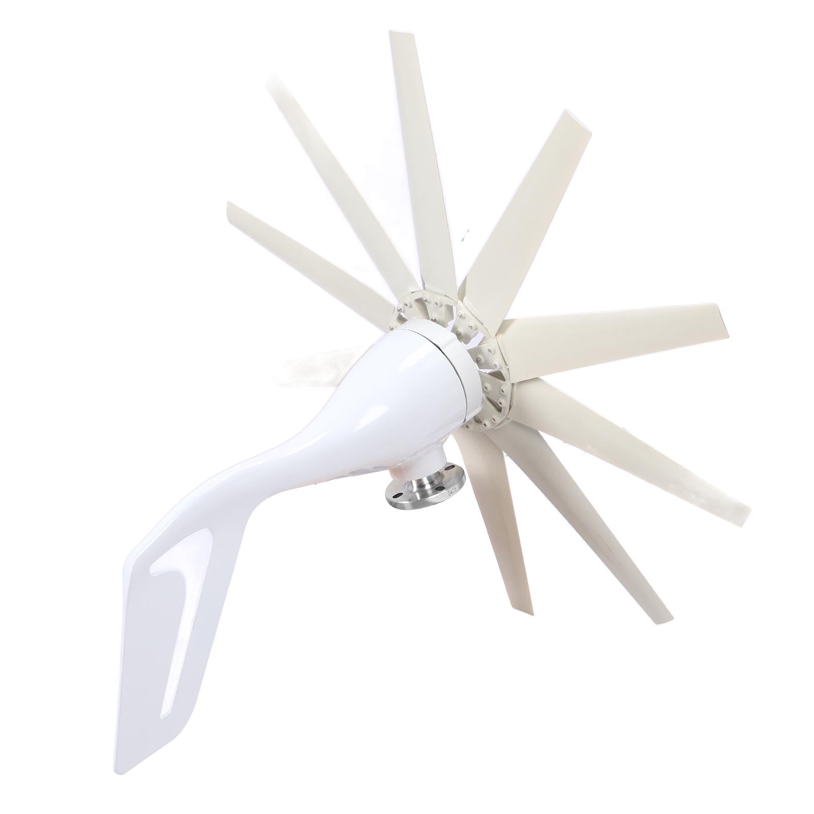 YWBL-WH Kit Generatore Eolico da 400 W, Pale in Fibra di Nylon Leggere, Regolatore di Carica MPPT, per la da Diporto per e Fattoria Domestica (DC12V)