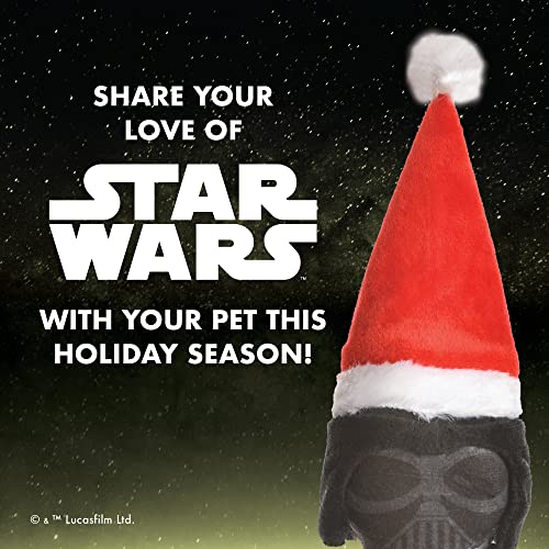 Star Wars Dog Toy Darth Vader Toy For Holidays | Santa Darth Vader Dog Squeaky Toy Dog Chew Toy | Holiday Dog Toy Plush Toys | 6 Inch Small Dog Toy, (Ff19328) #TOP1