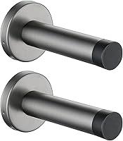 Vista 25 de JQK - Tope para puerta dorado, 304 de acero inoxidable de 1mm de espesor con amortiguación de sonido, parachoques de puerta, protector de pared 1