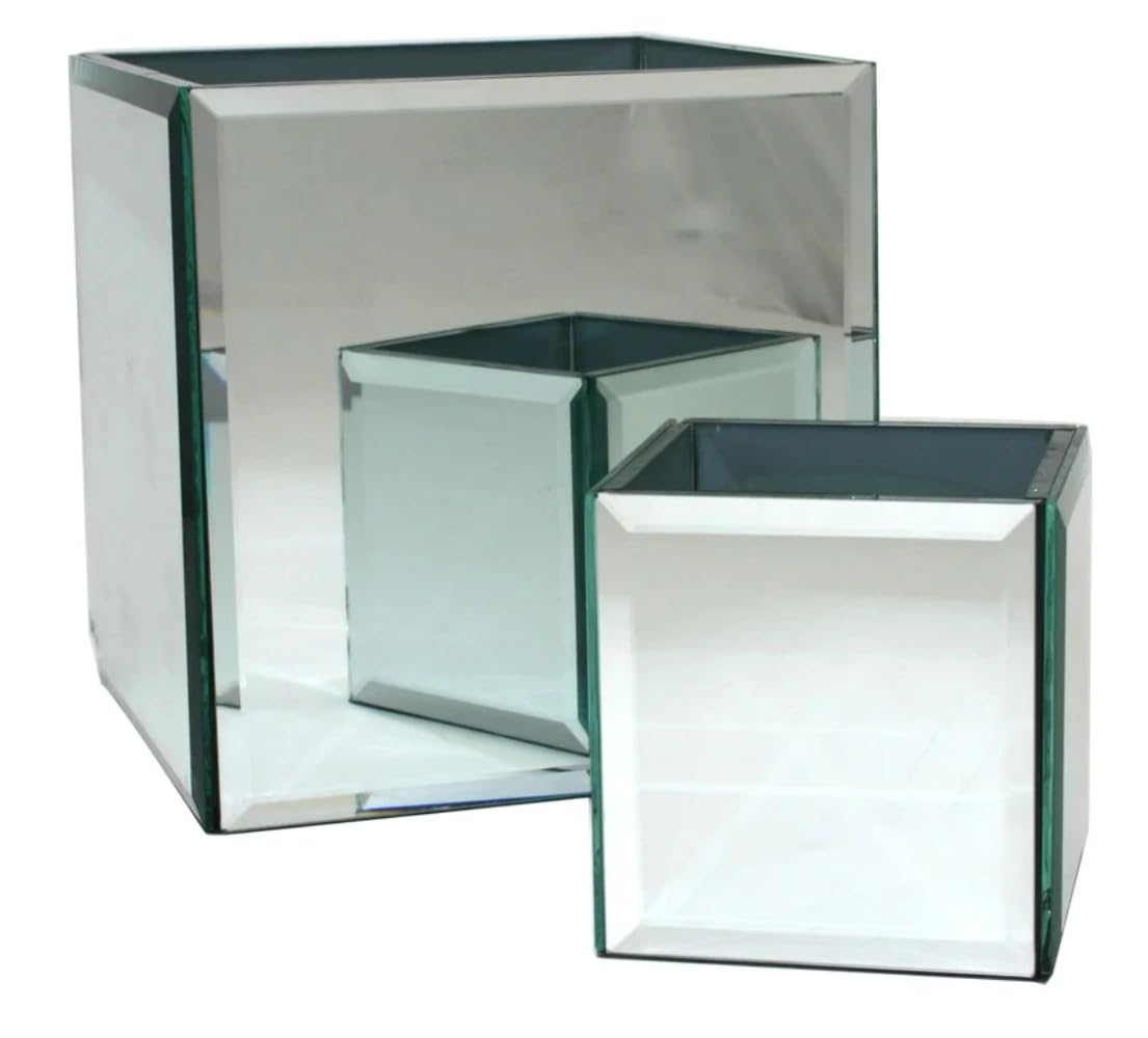 Apac Mirror Cube Vase 10cm