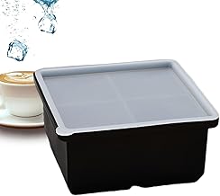 Ice Making Mould, Ice Block Mould with Easy Release – Reusable Freezer Tray – for Whisky Cocktails Coffee Wine Bar Parties Home Holidays and Weddings