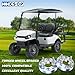 Golf Cart Wheel Spacers 1 Inch for EZ GO EZGO Club Car, 4x4 ATV Wheel Adapters 4x101.6mm Wheel Spacer Hub Bore 62mm with 1/2
