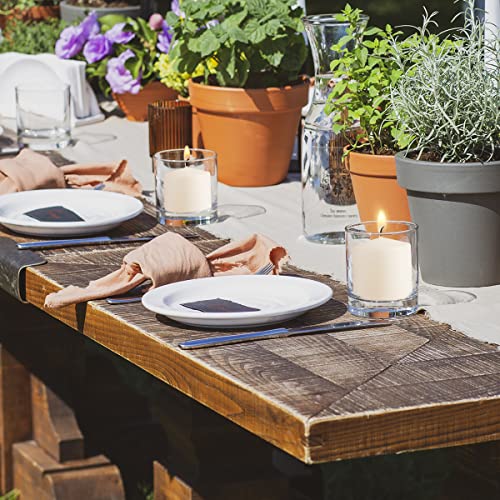 10 hour white votive candles for weddings party spa and emergency set of 36 unscented bulk candles for restaurants and home decoration