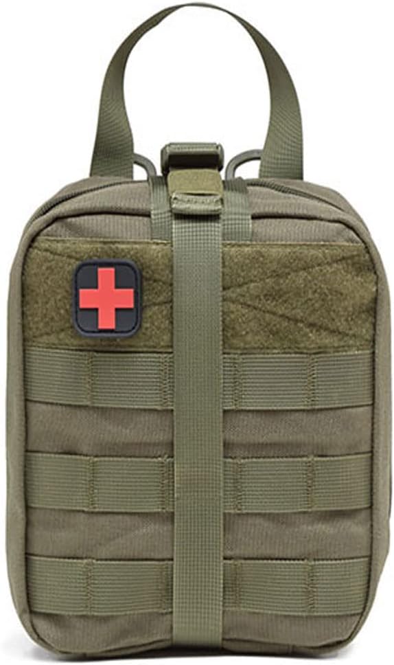 Medical Rescue Emergency Survival Kit, Small Portable First Aid Bag,1000D Polyester Field Package, for Home, Office, Car, Outdoors, Boat, Camping (Empty Bag)