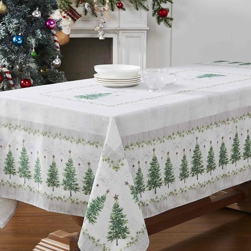 Avanti Linens - Tablecloth, Tabletop Accessories, Christmas Decorations, 60" x 144" (Trees Collection) by Avanti Linens - Image 3