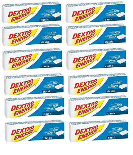 TWELVE PACKS of Dextro Energy Glucose Tablets Classic 47g
