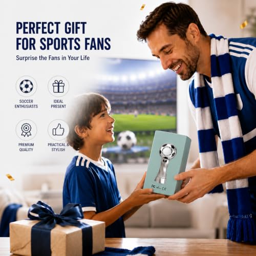 2026 World Football Match Soccer Trophy Fan, Portable Mini Fan with Ice Cooling, 6 Speed Wind 3000mAh USB Rechargeable Handheld Fan for Game Day, Stadium, Football Doll Included, Gift for friends — view 6