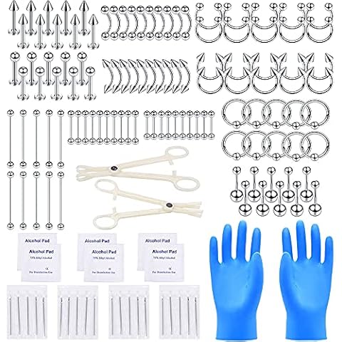 Kit de piercing professionnel PunkTracker 140 pièces Cover