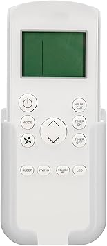 Replacement Remote Control for Toshiba Air Conditioner RACPD0811CRU RACPD1011CRU RACPD1211CRU RACPD1412CRU RACPD1412HRU