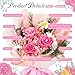 Flowers for Delivery Prime, Valentines Day Gifts for Her,Preserved Flowers Bouquets, Pink Rose Birthday Gift for Mom Wife Girlfriend Grandma, Real Forever Flower for Mothers Day Anniversary