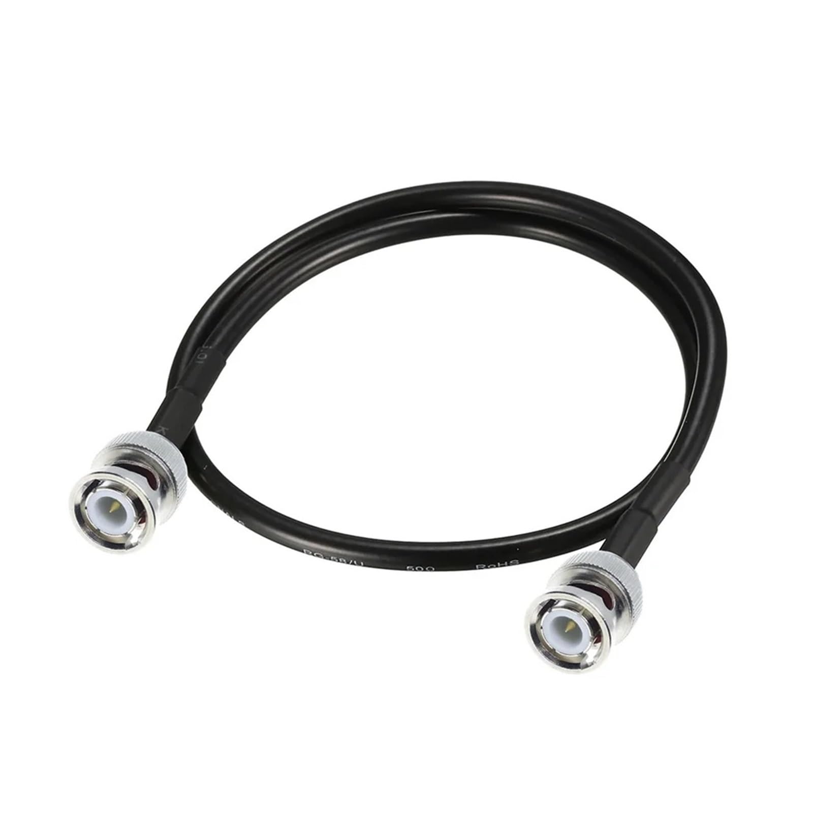 Kabel zaciskany RG58 BNC męski na męski BNC
