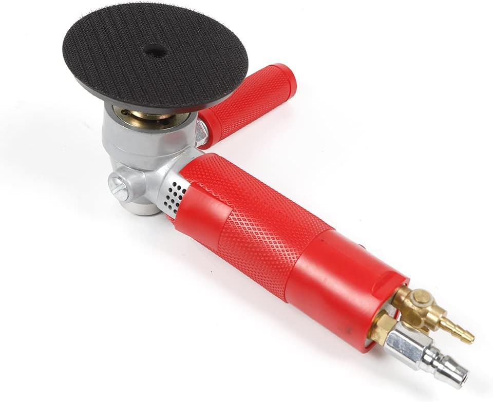 Pneumatic Stone Polisher,Air Marble Grinder for Marble Granite Tool,Granite Marble Stone Polisher Machine (4300RPM, 4'' Polishing Disc)