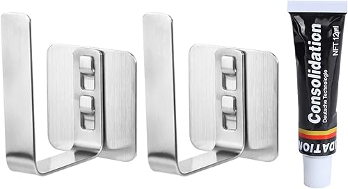 Miniatura 3 de F&Y Organizador de 2 tablas de cortar y tapa de olla para montar en la pared, soporte de estante de acero inoxidable para almacenamiento de cocina