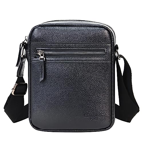 Bolso cruzado pequeño para hombre que elimina los bolsillos llenos de objetos