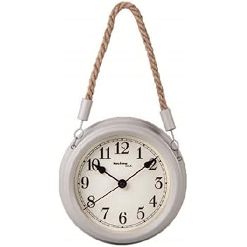 Technoline Lifestyle Wanduhr Wt7130 Blechuhr Dekorative Wanduhr Nostalgie Maritim Mit Kordel 22 Cm Amazon De Baumarkt
