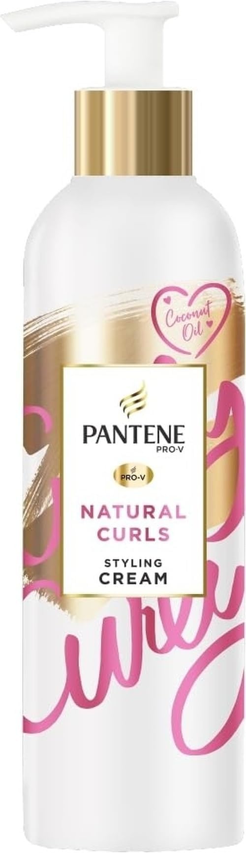 – Pro-V Natural Curls Nourishing Styling & Heat Protection Hair Cream, With Coconut Oil, 235ml