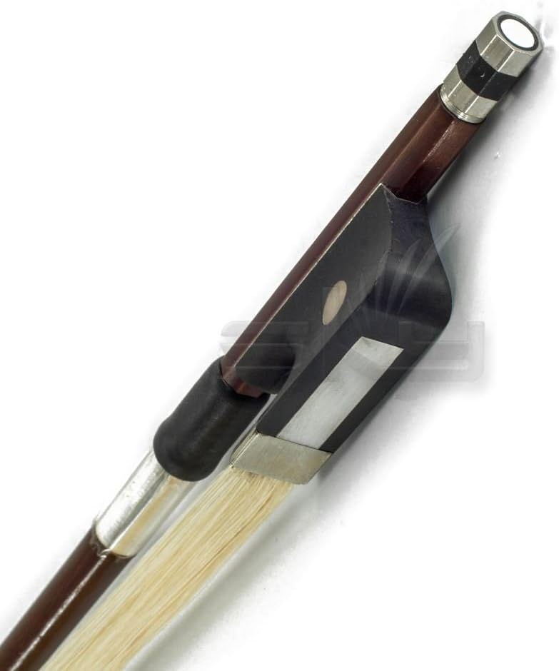 SKY 1/4 Size Cello Bow Round Stick Ebony Frog Brazil Wood Mongolian Horsehair Well Balanced